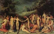 Karel van Mander Garden of Love oil painting reproduction